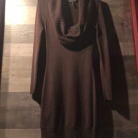 Cowl-neck sweater dress - Picture 1 of 3